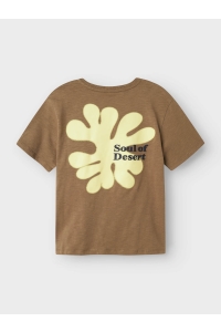 NAME IT KIDS NKMJOLAL SS NREG TOP BOX walnut