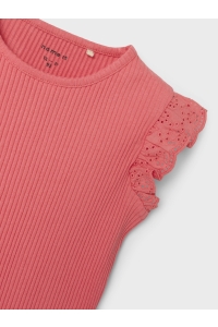 NAME IT MINI NMFHALINA SS TOP spiced coral