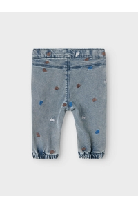 Name It NBFROSE SHAPED R EMB JEANS 5321-YB : light blue denim/heart emb
