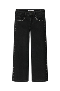 NAME IT KIDS NKFROSE WIDE RHINESTONE JEANS 8810-: black