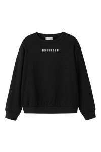 NAME IT KIDS NKFNEVEA RLX SWEAT BRU black