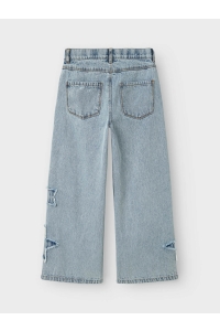 NAME IT KIDS NKFBELLA SKATER DESTROY JEANS 5288-: light blue denim