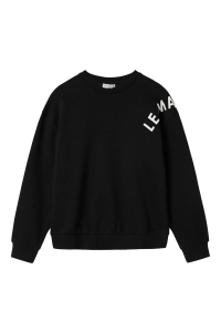 NAME IT KIDS NKFODIKA LS RLX SWEAT BRU BF black