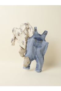 Name It NBMBEN BAGGY R DNM OVERALL 4816-YB : medium blue denim