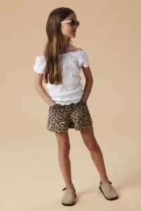 Name It NKFROSE HW SHORTS 4444-TD NOOS silver mink/leopard