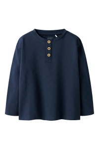 NAME IT MINI NMMRENE LS NREG GRANDAD TOP navy blazer