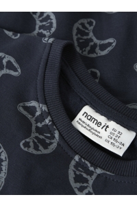 NAME IT MINI NMMRICHIE LS NREG SWEAT BRU navy blazer