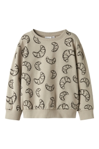 NAME IT MINI NMMRICHIE LS NREG SWEAT BRU island fossil