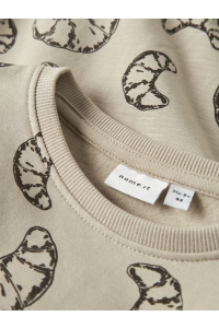 NAME IT MINI NMMRICHIE LS NREG SWEAT BRU island fossil