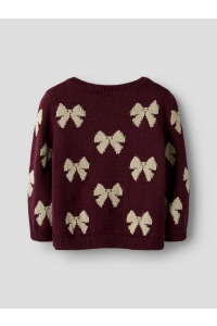 NAME IT MINI NMFREKKA LS KNIT burgundy