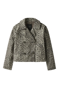 Name It NKFMADELIN TRENCH COAT SHORT AOP birch