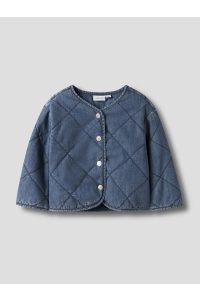 NAME IT MINI NMFJULIETTE QUILT DNM JACKET 6016-P: dark blue denim