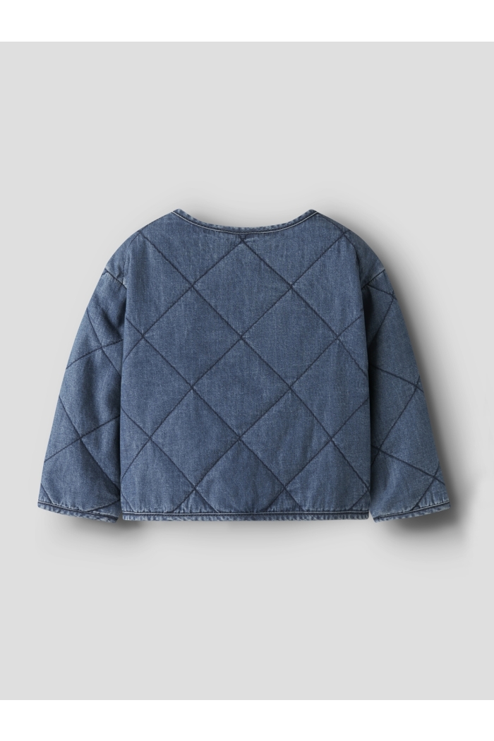 NAME IT MINI NMFJULIETTE QUILT DNM JACKET 6016-P: dark blue denim