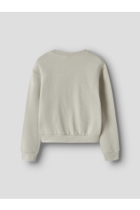 NAME IT KIDS NKFMILLE SHORT NREG LS SWE O-NECK N: pumice stone