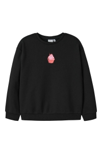 NAME IT KIDS NKFNEATAS RXL SWEAT BRU black