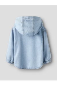 Name It mini NMMBO OS DNM LS SHIRT W HOOD 6950-P: light blue denim