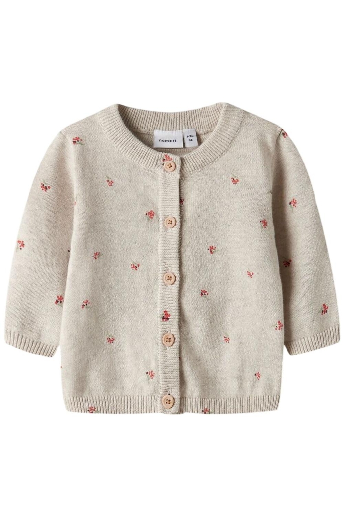 Name It NBFBETA LS KNIT CARD peyote melange