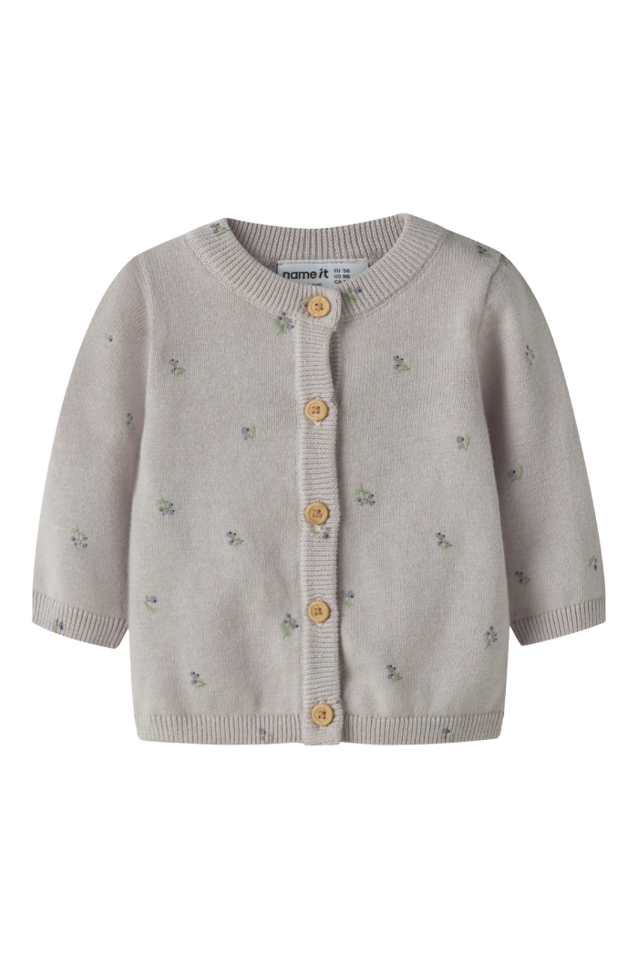 Name It NBFBETA LS KNIT CARD lilac marble