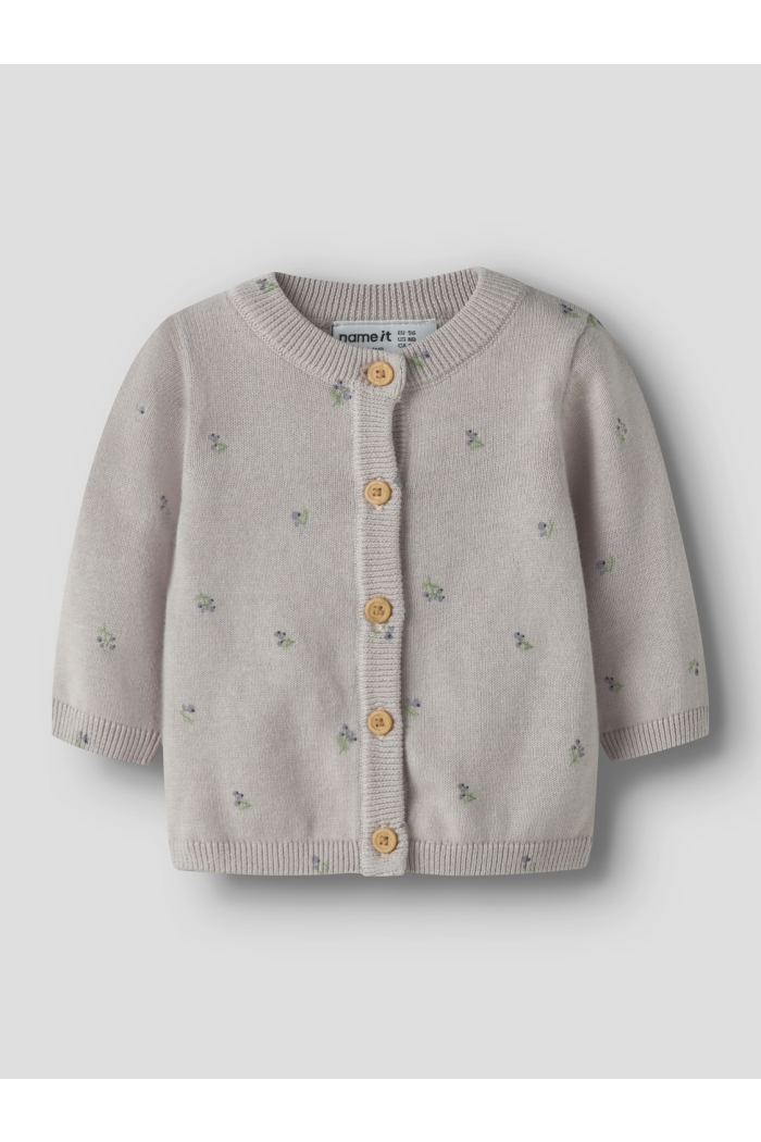 Name It NBFBETA LS KNIT CARD lilac marble