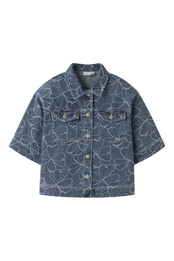 Name It NKFEVELYN 2/4 JACQ DNM SHIRT 2928-J: