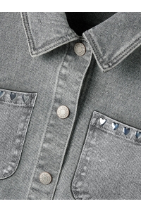 NAME IT KIDS NKFEVERLYN DNM SCHAKET 5503-YA N light grey denim/heart studs