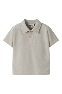 Name It mini NMMFINTI SS NREG TERRY POLO BOX chateau gray