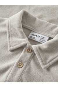 Name It mini NMMFINTI SS NREG TERRY POLO BOX chateau gray