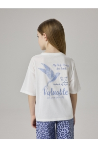 Name It NKFFRANCINE SS RLX TOP BOX bright white