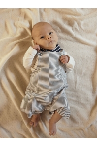 Name It NBMFAR SHORTS OVERALL cloud dancer/navy blazer