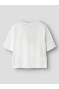 Name It NKFFARINAZ SS NREG SHORT TOP BOX bright white