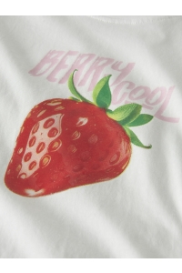 Name It NKFFARINAZ SS NREG SHORT TOP BOX bright white