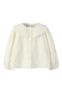 Name It mini NMFFREDERIKKE LS SHIRT cloud dancer