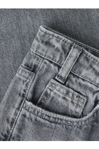 Name It NKFROSE WIDE ASYM CLOSURE JEANS 224: medium grey denim