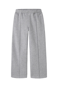 Name It NKFNILLINA WIDE SWE PANT BRU PB light grey melange