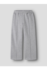 Name It NKFNILLINA WIDE SWE PANT BRU PB light grey melange