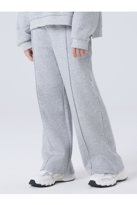 Name It NKFNILLINA WIDE SWE PANT BRU PB light grey melange
