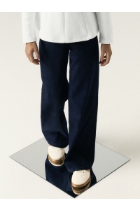 Name It NKFROSE WIDE GLITTER JEANS 1208-LU dark blue denim