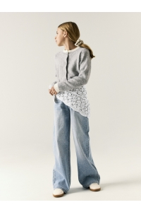 Name It NKFBELLA WIDE RHINE JEANS 6608-IM light blue denim