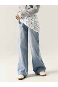 Name It NKFBELLA WIDE RHINE JEANS 6608-IM light blue denim