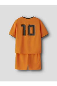 Name It NKNHITEAM SHORT SET vibrant orange