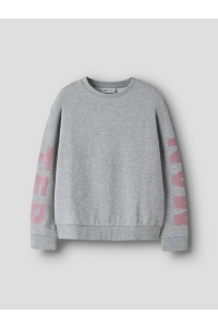 Name It NKFNOKKI LS RLX SWEAT BRU grey melange