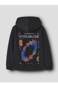 Name It NKMNIGO LS NREG SWEAT WH BRU BOX black