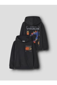 Name It NKMNIGO LS NREG SWEAT WH BRU BOX black