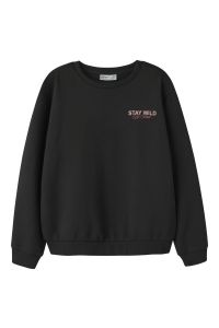 Name It NKFOMONO LS NREG SWEAT BRU BOX black