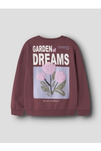 Name It NKFOMONO LS NREG SWEAT BRU BOX wild ginger