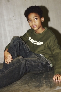 Name It NKMOWEN LS NREG SWEAT UNB BOX olive night