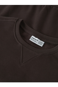Name It NKMOLAN LS RLX SWEAT BRU BOX chocolate plum
