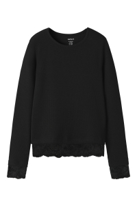 Name It NKFROSIMA LS SLIM TOP NOOS black