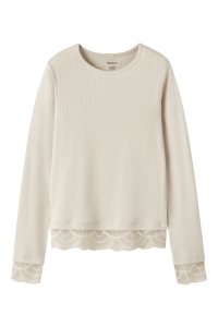 Name It NKFROSIMA LS SLIM TOP NOOS birch