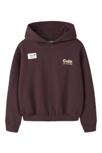 Name It NKFROLOUI LS RLX SH SWEAT WH BRU catawba grape